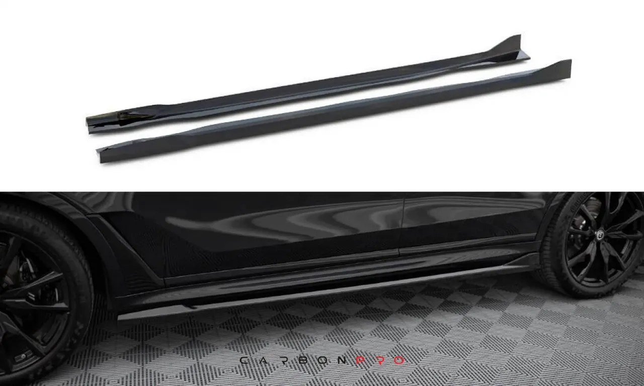 Carbon Side Skirts Diffusers BMW X7 M-Pack G07 Facelift