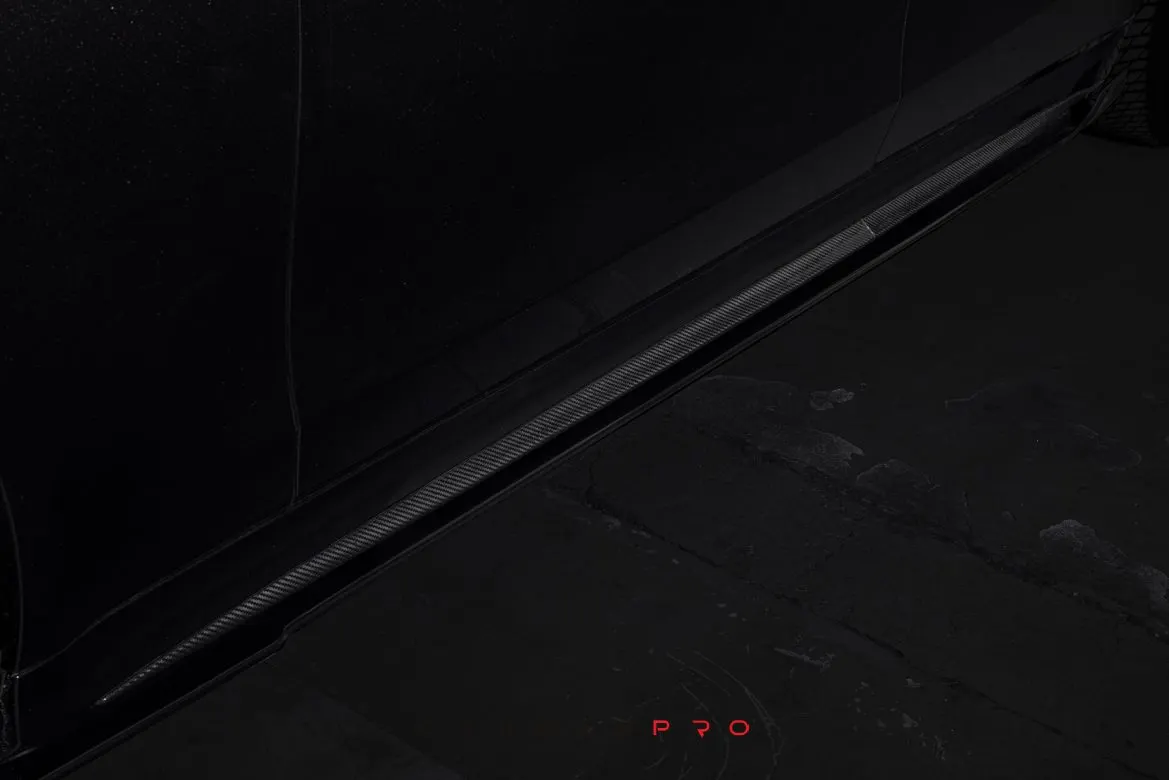 Carbon Side skirts pannels