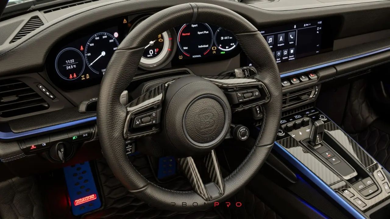 Signature Carbon Steering Wheel Clasp