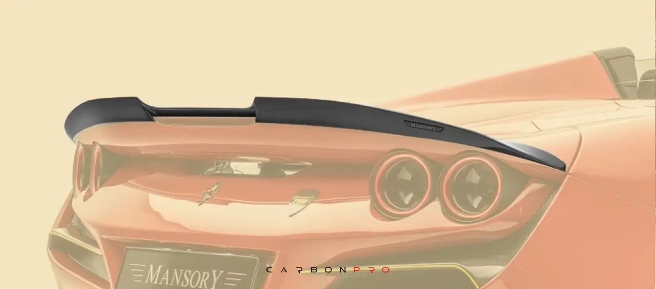 Soft rear spoiler