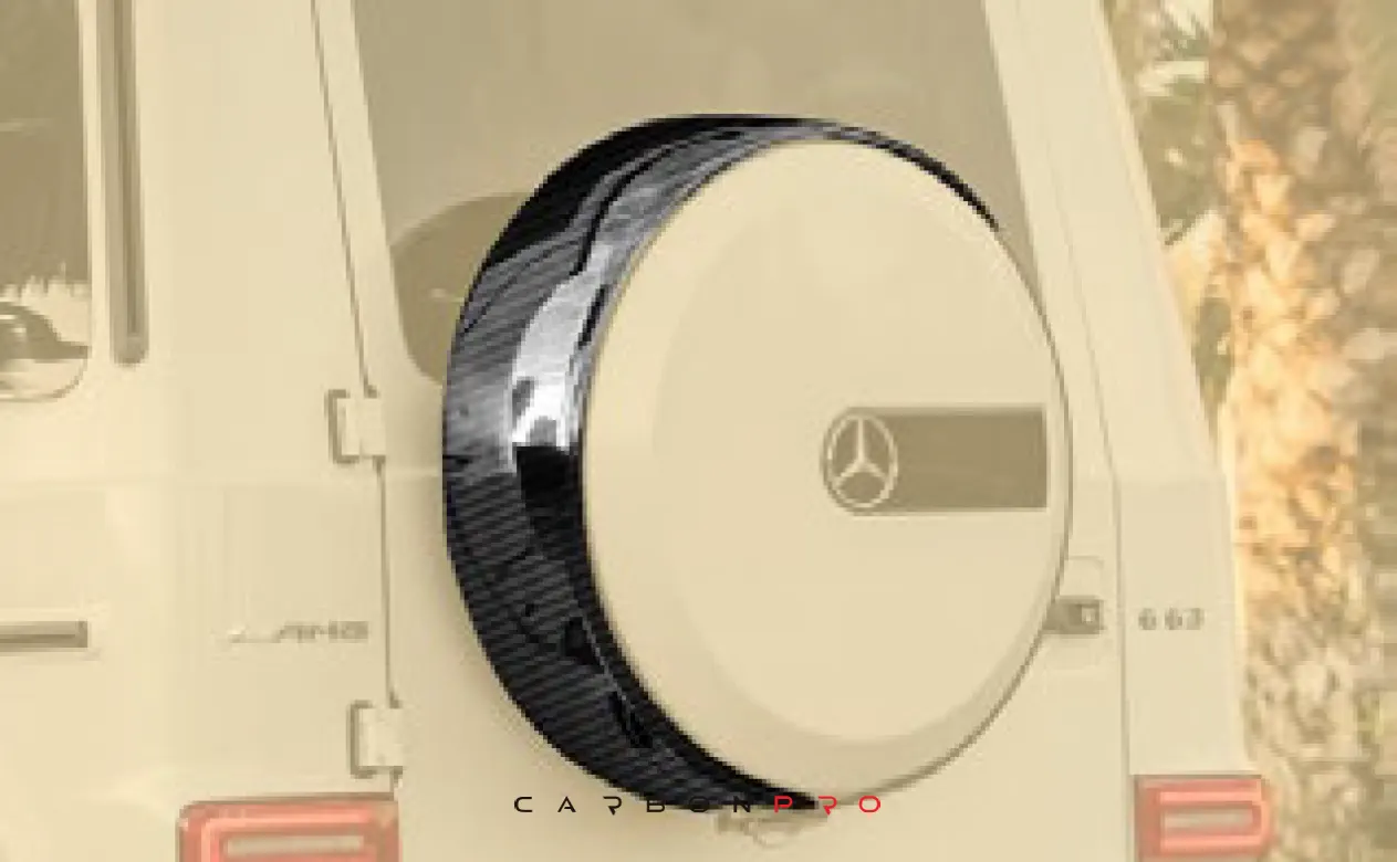 Spare wheel cover frame