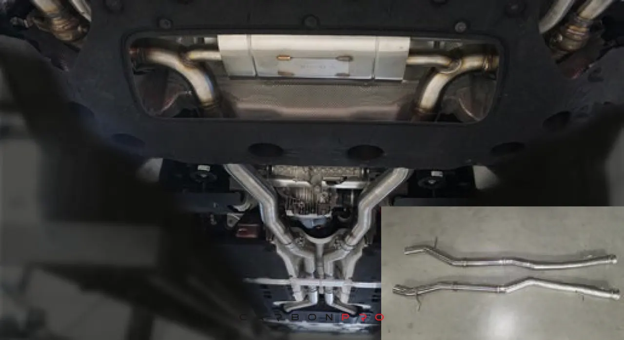 Sport Exhaust Muffler for MANSORY Rear diffuser