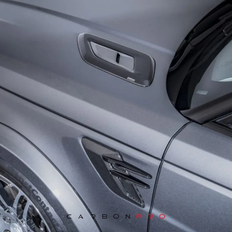 Carbon bonnet panel cover