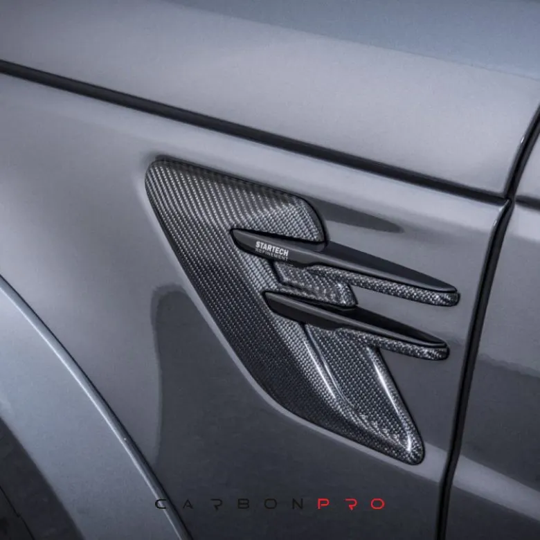 Carbon side air intake covers