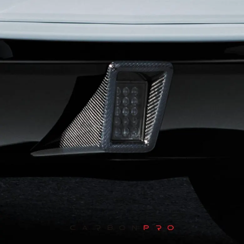 LED reverse-/ fog light incl. housing in carbon