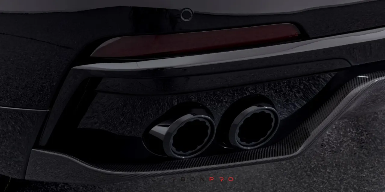 STARTECH rear bumper insert incl. carbon rear diffusor