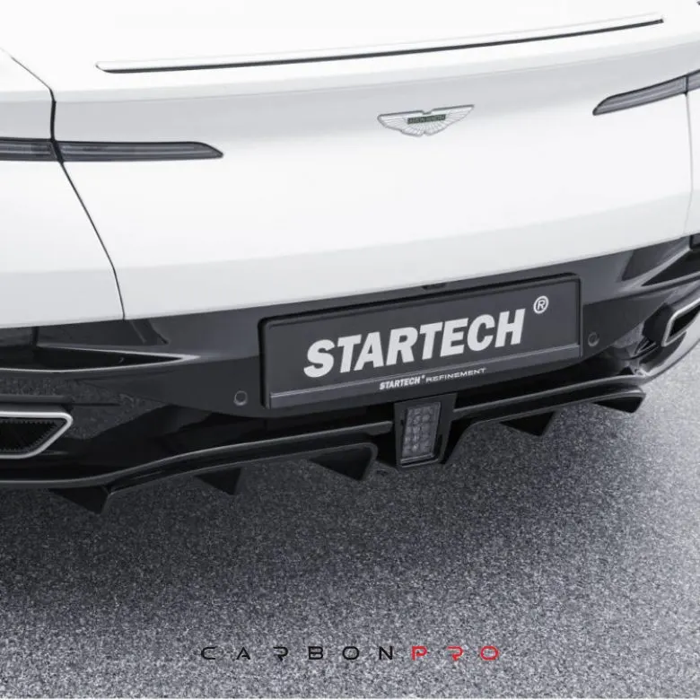 Rear diffusor, 3 piece