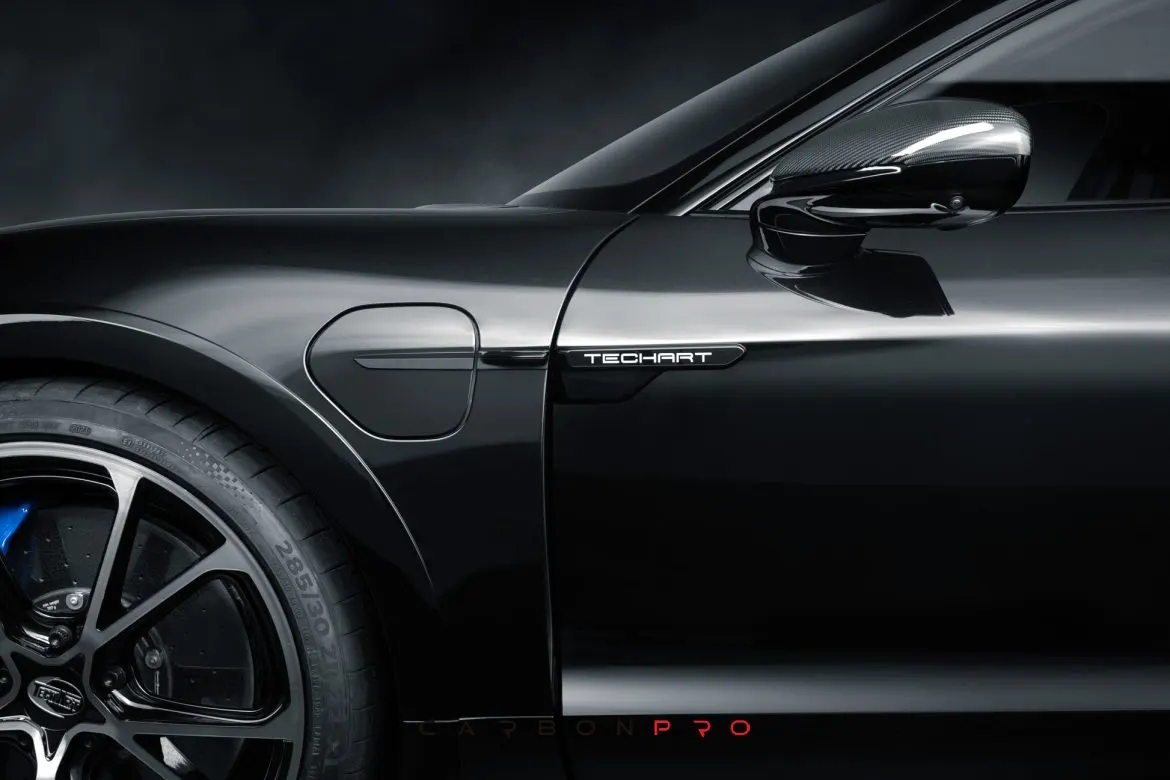 Trim Cover with TECHART Logo