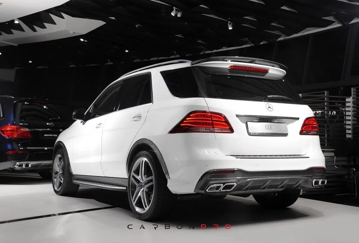 Carbon Trunk add on above license plate