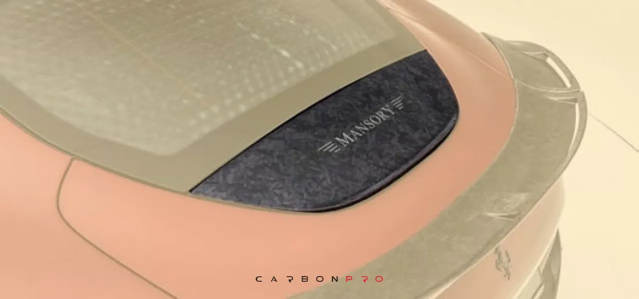 Trunk logo panel with logo