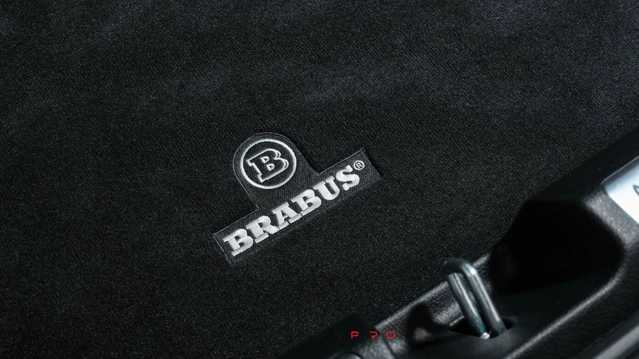 Velour trunk mat