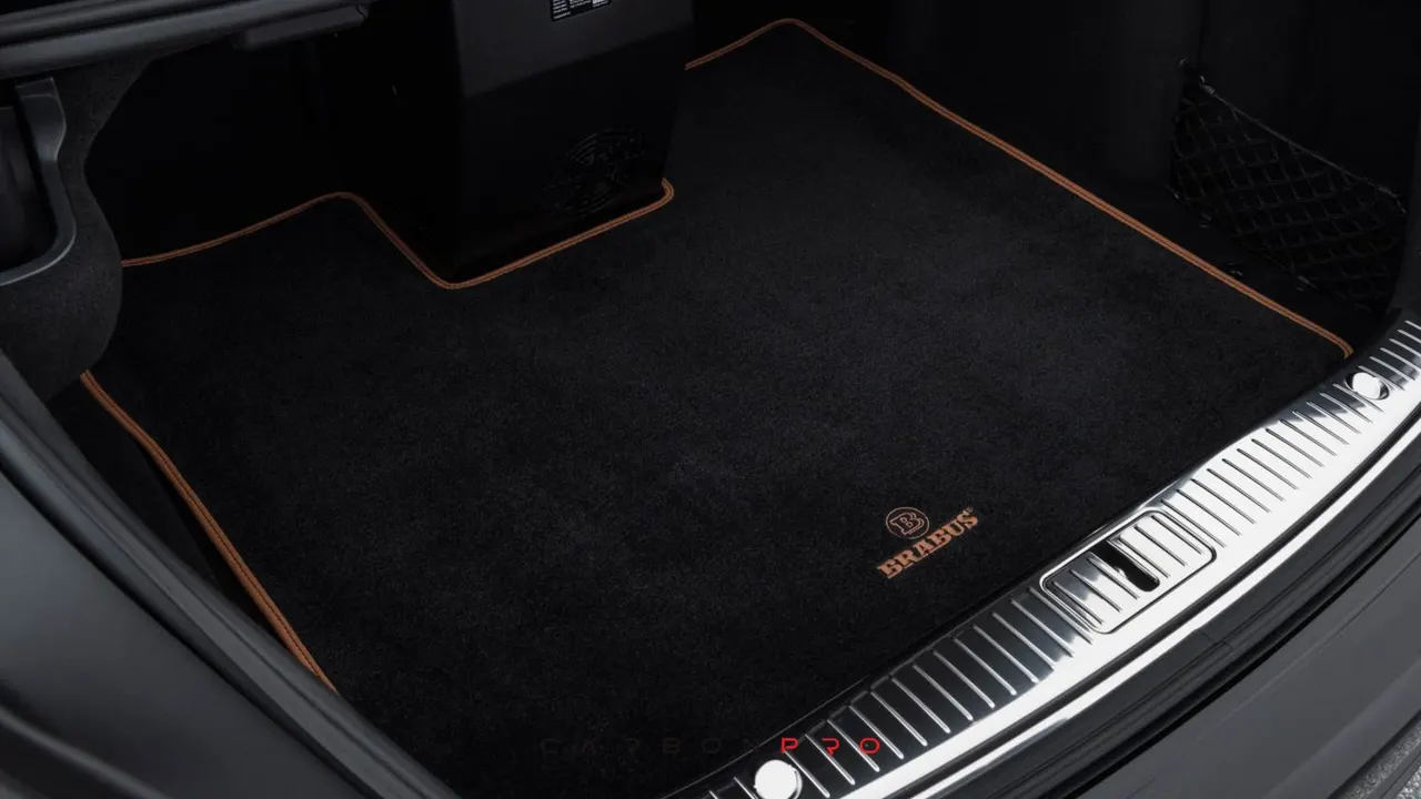 Velour trunk mat