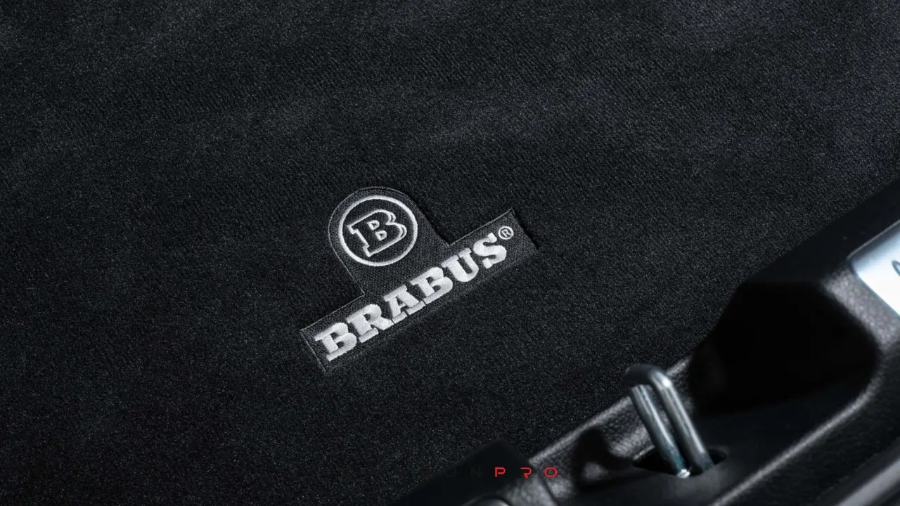 Velour trunk mat