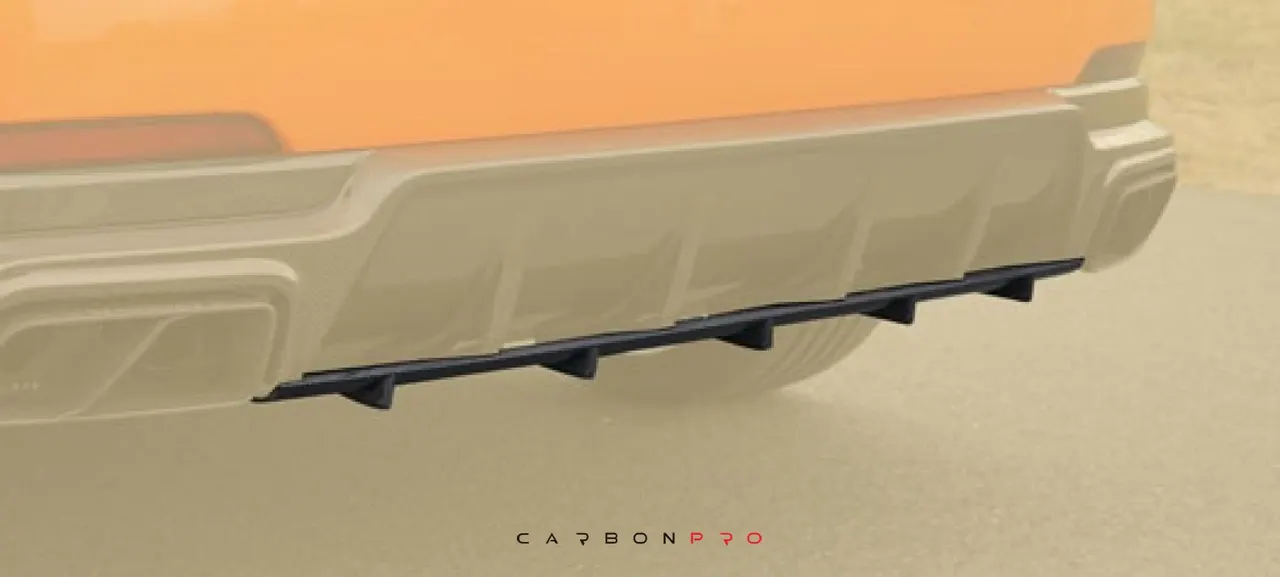 Visible carbon fibre diffuser board