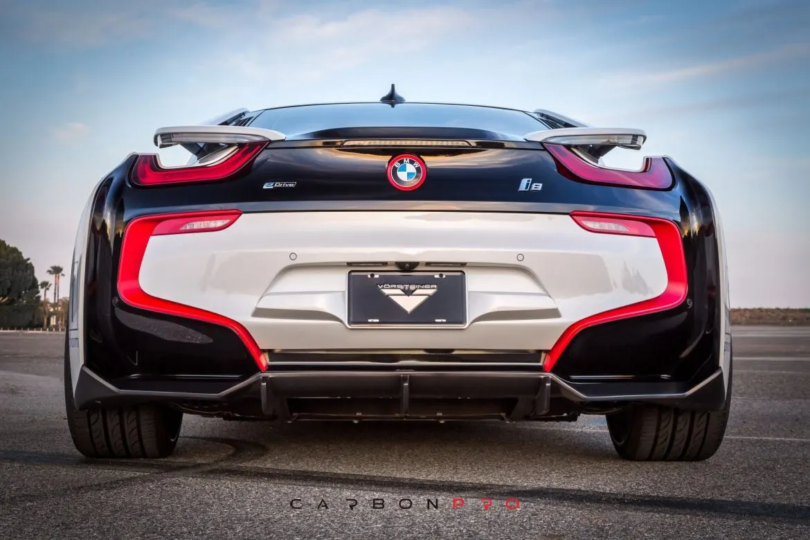 VR-E Aero Ducktail Spoiler Carbon Fiber PP 1×1 Glossy