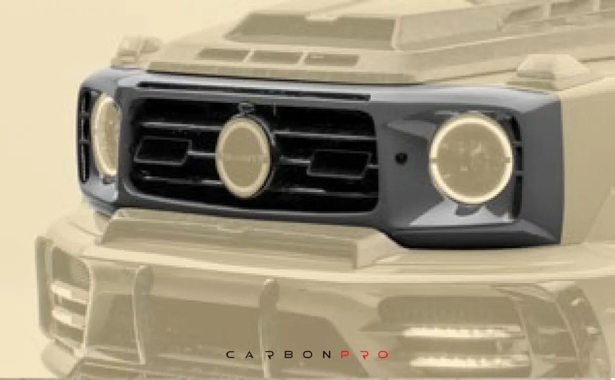 Wide front mask with performance grill
