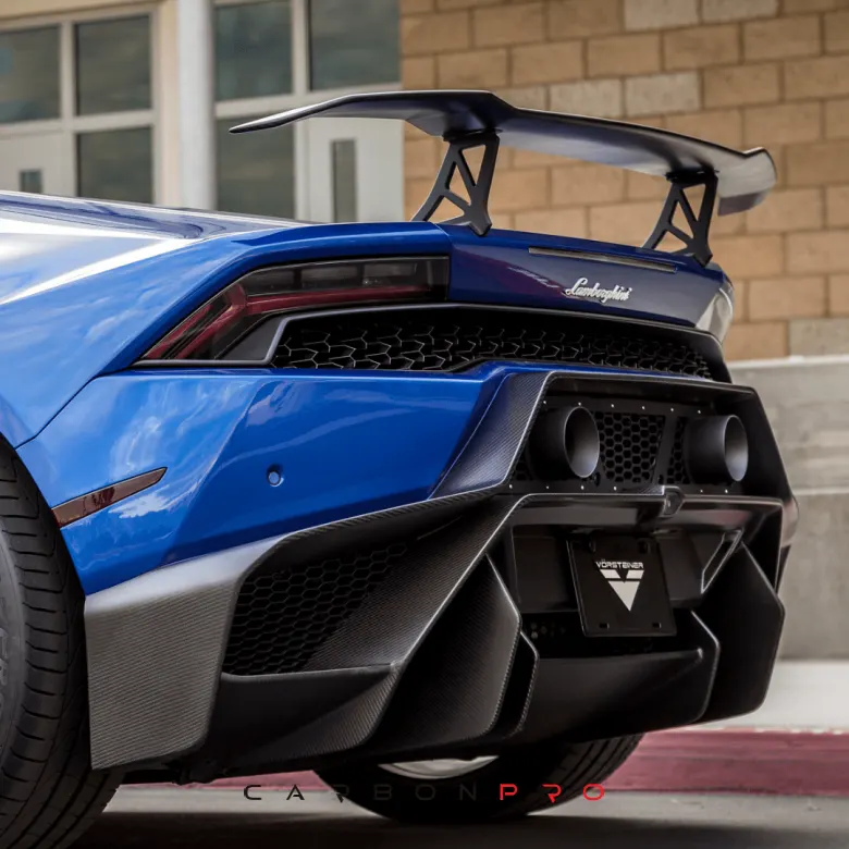 Wing Lamborghini Huracan Novara Edizione Aero with aluminum mounts