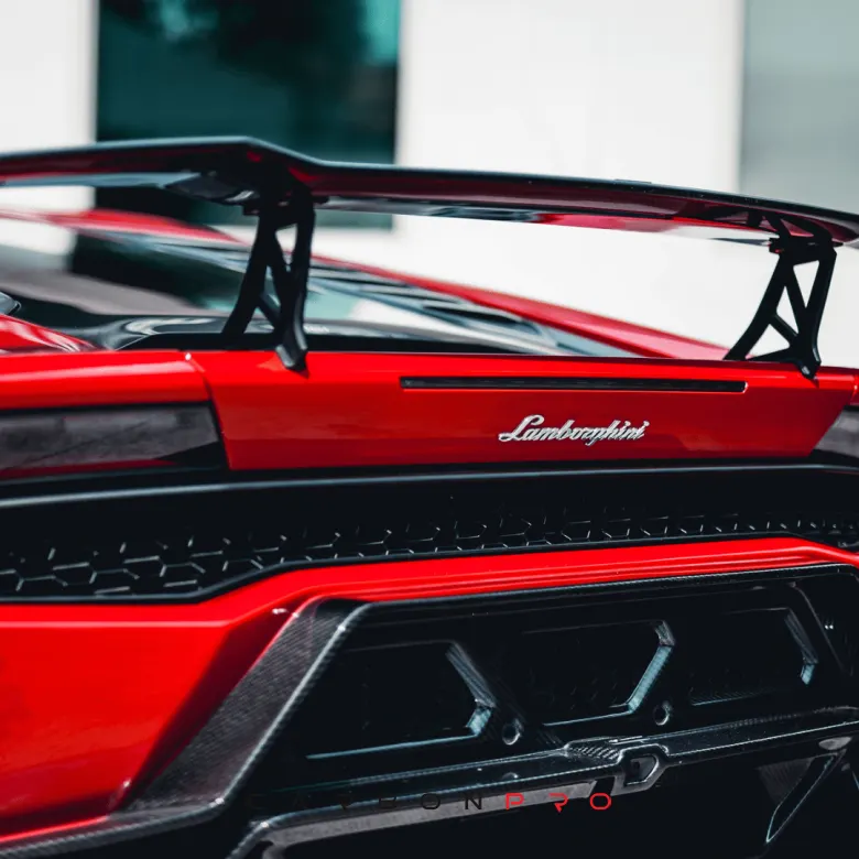 Wing Lamborghini Huracan Novara Edizione Aero with aluminum mounts