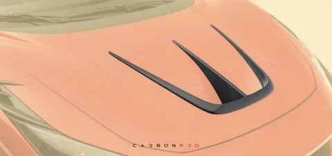 Air outtake splitter for front bonnet