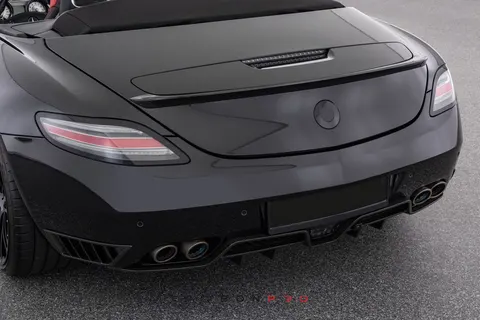 Carbon rear bumper diffusor element