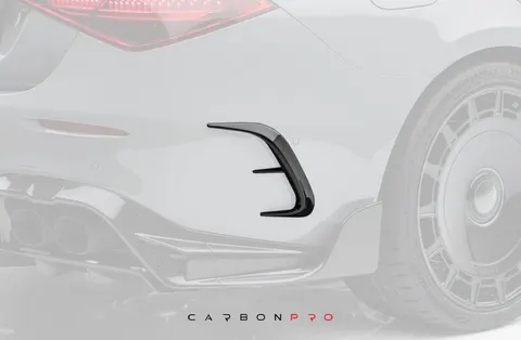Cabron Air outtake splitter for Rear bumper