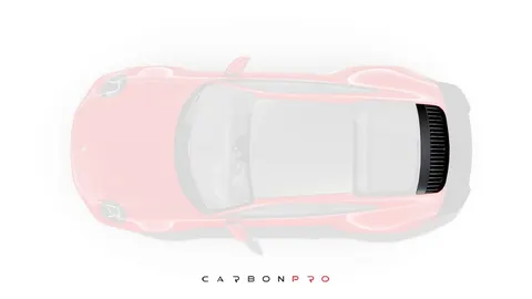 Carbon engine grill