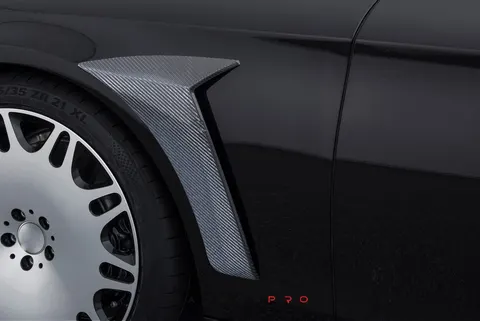 Carbon fender attachments