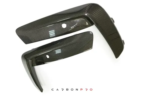 Carbon front bumper inserts M Performance