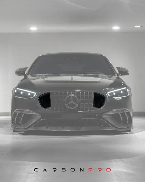 CARBON FRONT GRILL BULLHORNS (for 63 bumper)