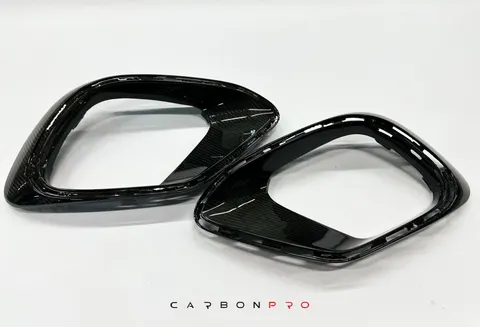 Carbon front fascia inserts AMG Design (for 63 bumper)