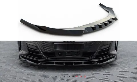 CARBON FRONT SPLITTER V.1 AUDI E-TRON GT / RS GT MK1