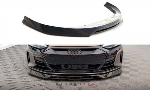 CARBON FRONT SPLITTER V.3 AUDI E-TRON GT / RS GT MK1