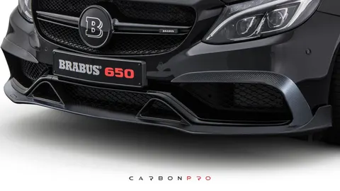 Carbon front spoiler lip