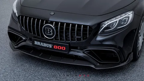 Carbon front spoiler lip glossy