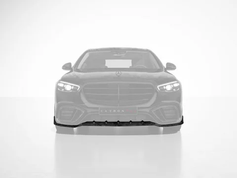 Carbon front spoiler lip