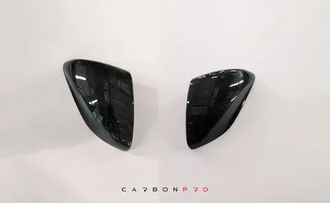 Carbon mirror caps