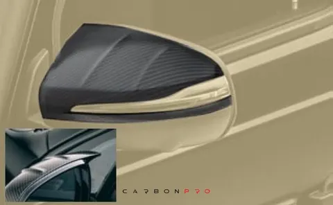 Carbon mirror housing II.
visible carbon fibre glossy