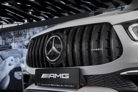 Carbon Radiator Grill add ons (for 63 AMG)