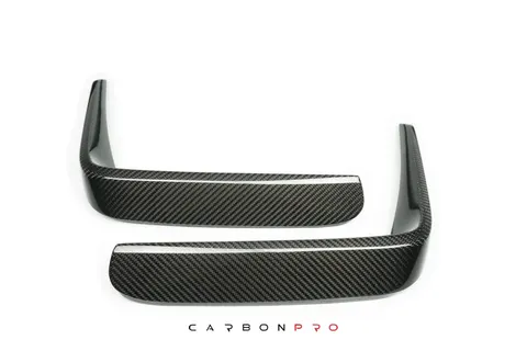 Carbon rear bumper inserts SHARK GC