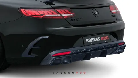 Carbon rear diffuser