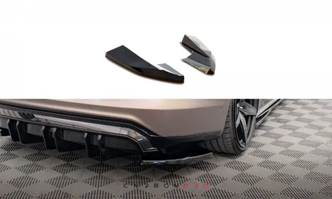 CARBON REAR SIDE SPLITTERS V.2 AUDI E-TRON GT / RS GT MK1