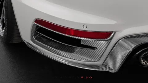 Carbon rear air intek add-ons