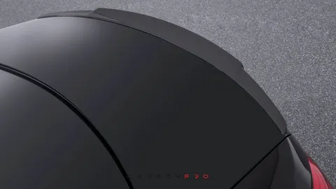 Carbon rear spoiler