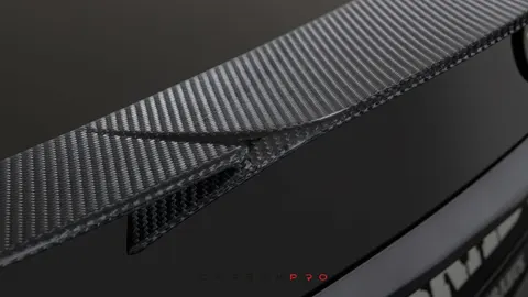 Carbon rear spoiler