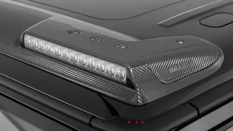 Carbon roof attachment
