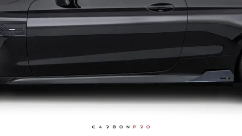 Carbon side skirt attachments
