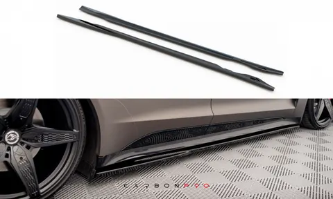 CARBON SIDE SKIRTS DIFFUSERS V.1 AUDI E-TRON GT / RS GT MK1
