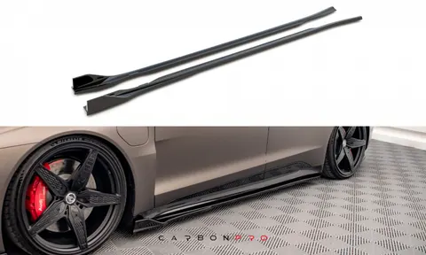 CARBON SIDE SKIRTS DIFFUSERS V.2 AUDI E-TRON GT / RS GT MK1