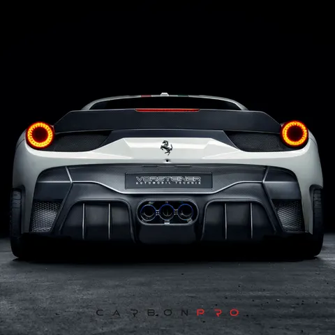 Carbon trunk lid spoiler Ferrari 458 Italia VX