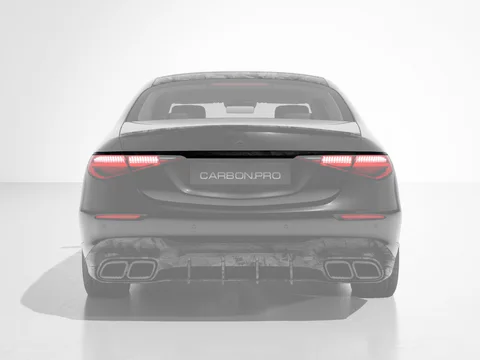 Carbon trunk moulding